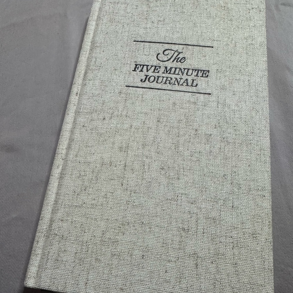 The Five Minute Journal in Beige